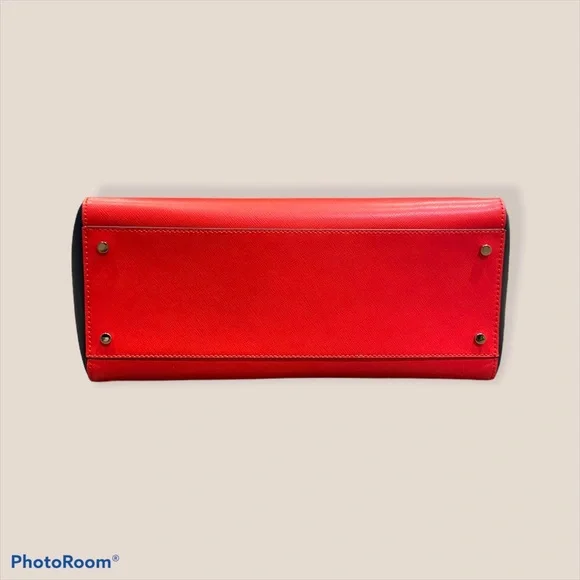 Kate Spade laptop tote red blue